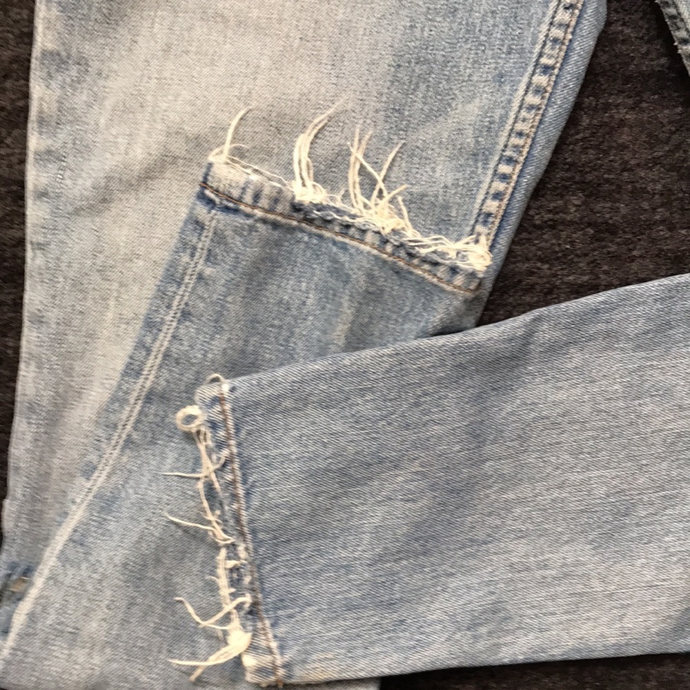 Reformation Distressed Button Up Jeans - Picture 7 of 8